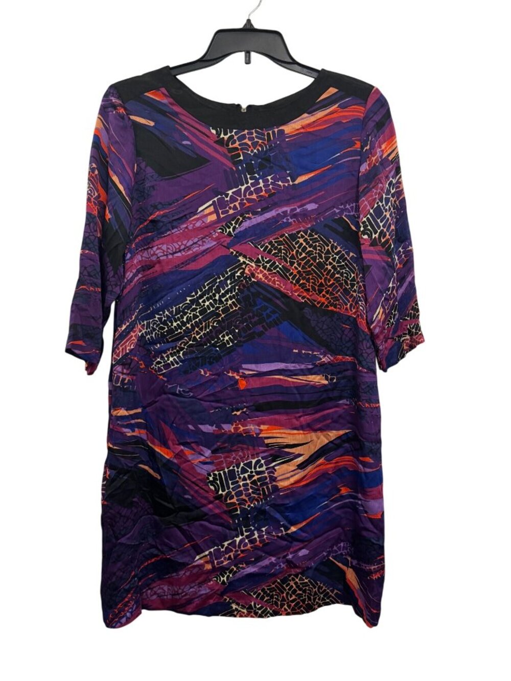 Gabby Skye Abstract Print Dress 3/4 Sleeve Size 14